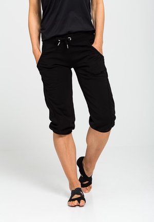3/4 sportsbukser - black
