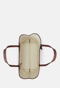 Lauren Ralph Lauren PEBBLED LEATHER LARGE EMERIE TOTE BAG - Weekend bag - dark mahogany