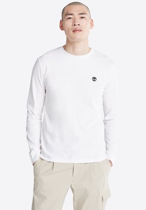 DUNSTAN RIVER CREW  - T-shirt à manches longues - white