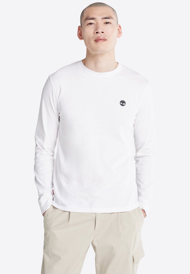 Timberland DUNSTAN RIVER LONG SLEEVE TEE - Longsleeve - white