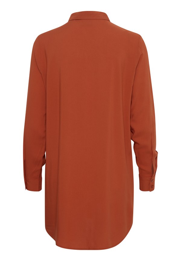 IHMAIN  - Button-down blouse - rooibos tea2