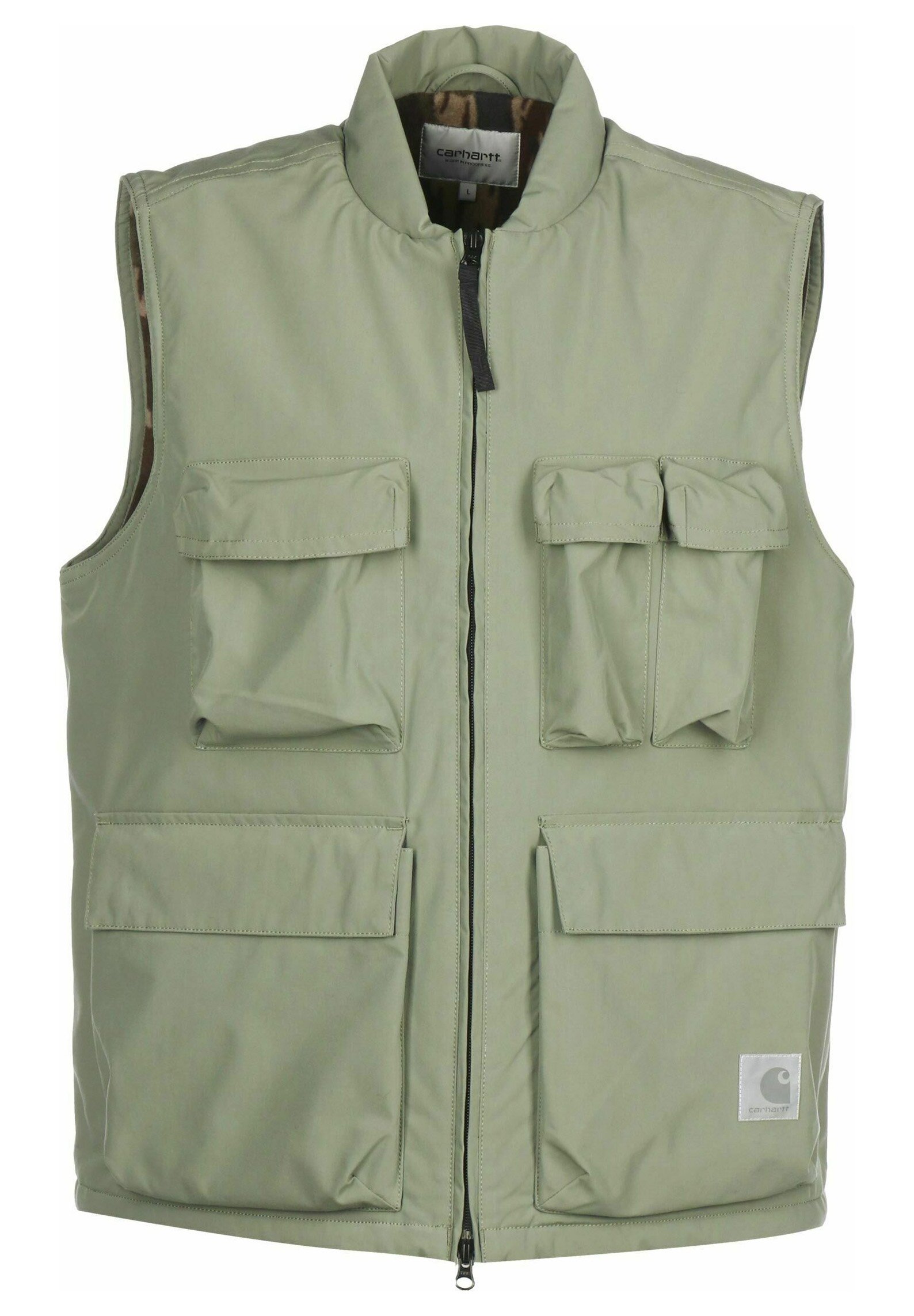 Carhartt WIP KILDA - Waistcoat - thyme/olive - Zalando.ie