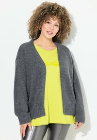 Ulla Popken OPEN SHAPE  - Gilet - charcoal gray melange