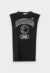 MUSCLE TANK - Felső - black/white