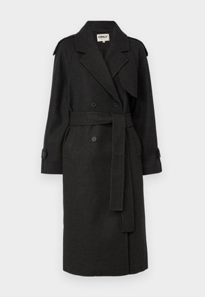 ONLY ONLDEAR TRILLION BELT - Klassikaline mantel - dark grey
