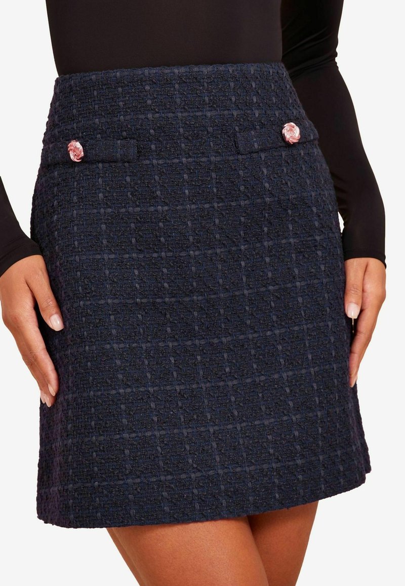 Friends Like These WITH BUTTON DETAILING - Pencil skirt - grey