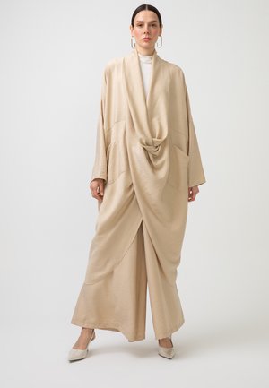 BLOUSE&TROUSERS SET - Trousers - beige