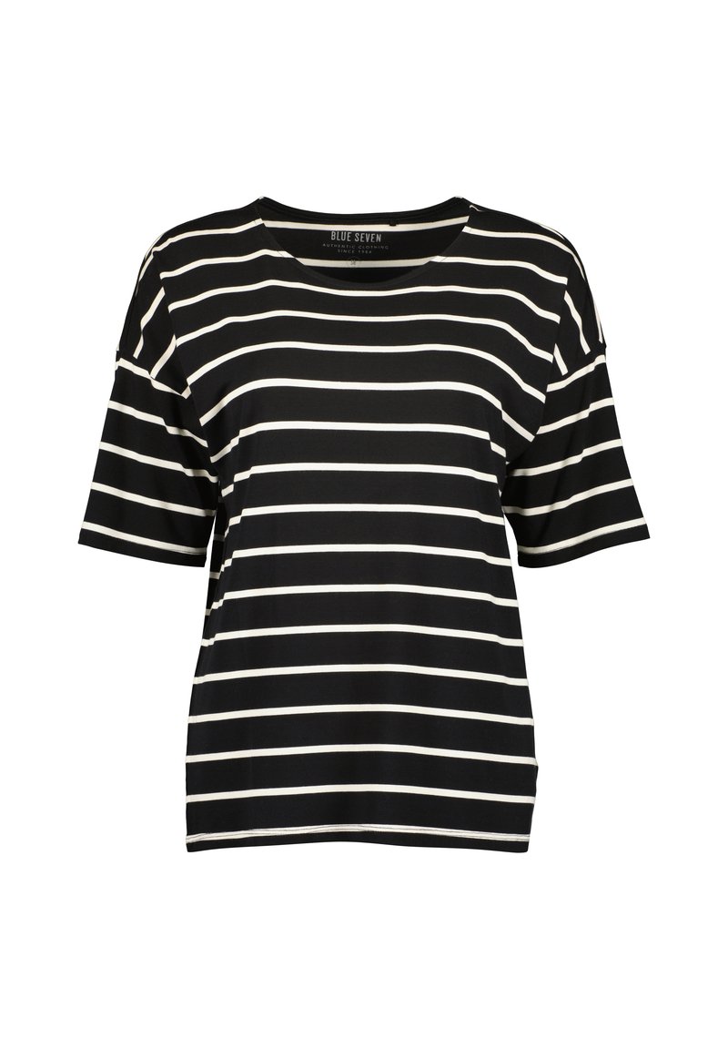 BLUE SEVEN T-shirt print zwart