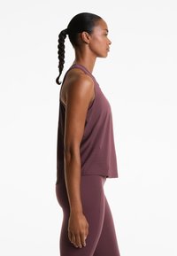 OYSHO TECHNICAL SLEEVELESS  - Top - mottled dark purple