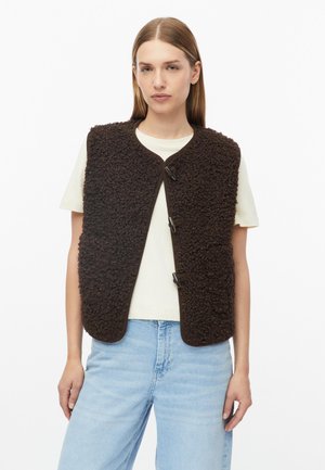 s.Oliver, OUTDOOR-WESTE - Veste sans manches - dunkelbraun