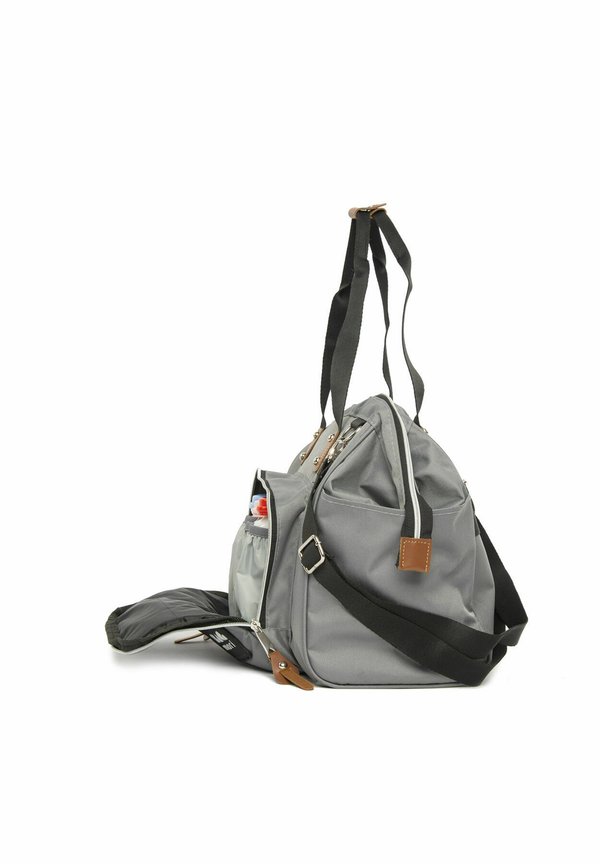 SHOULDER DIAPER BAG – Wickeltasche – grau