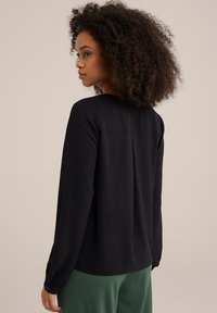 WE Fashion Hosszú ujjú felső - black