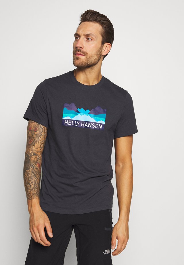 NORD GRAPHIC  - T-Shirt print - ebony