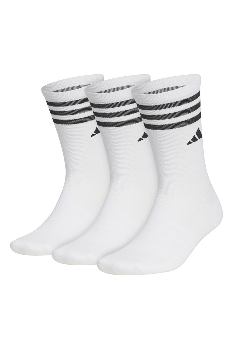 adidas Performance - CREW 3 PAIRS - Träningssockor - white, Förstora