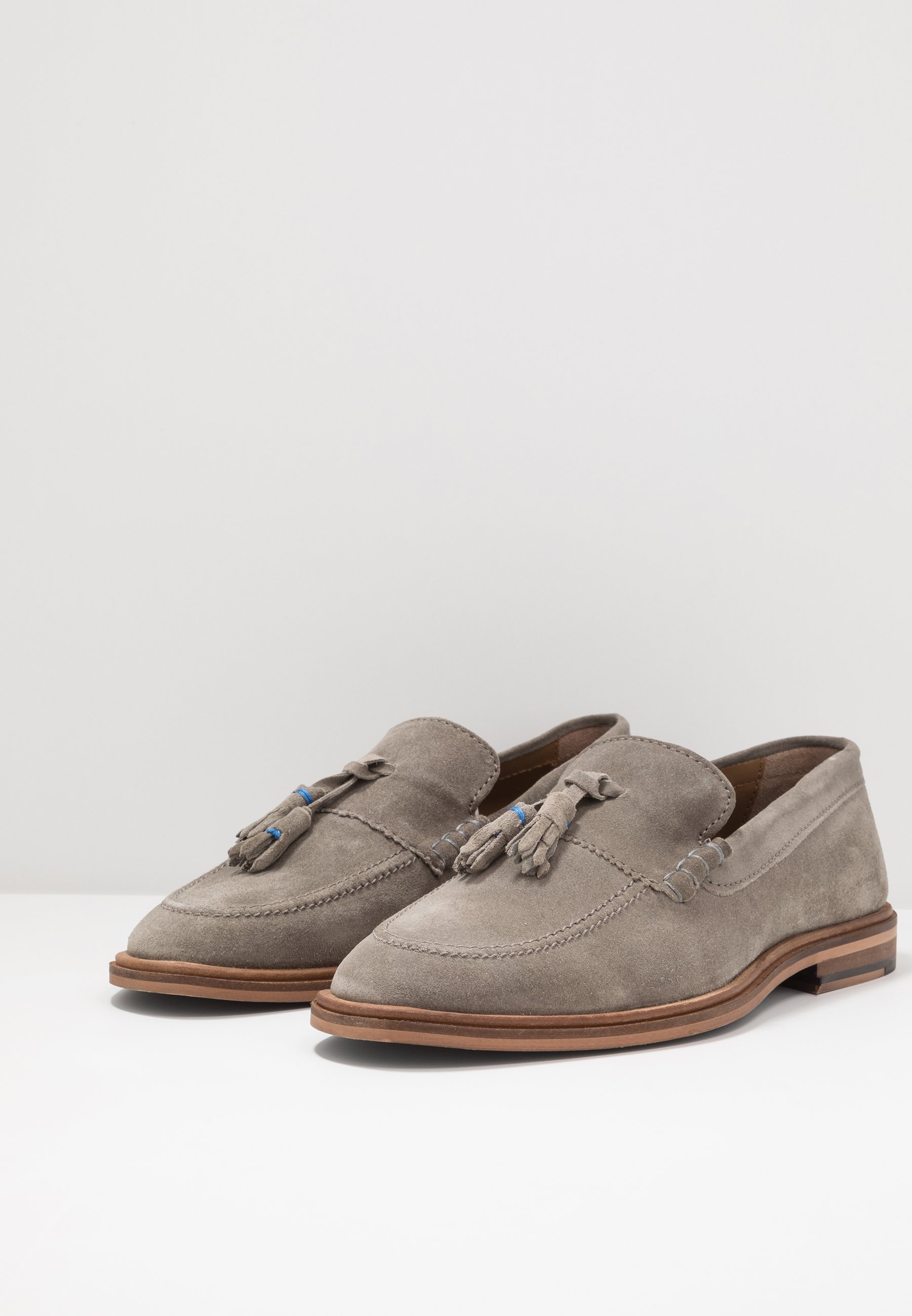 Walk London WEST TASSEL LOAFER Pensko greyblue Zalando.no Walk London TERRY TASSEL LOAFER Pensko blue grey