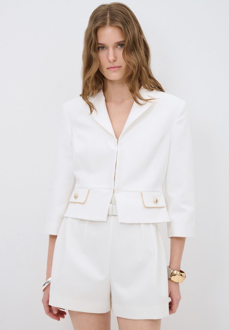 adL - CROP WITH POCKET FLAPS - Blazer - white, Enlarge