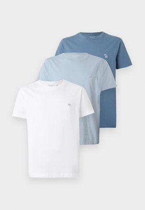 Abercrombie & Fitch ICON CREW 3 PACK - Basic T-shirt - multi coloured