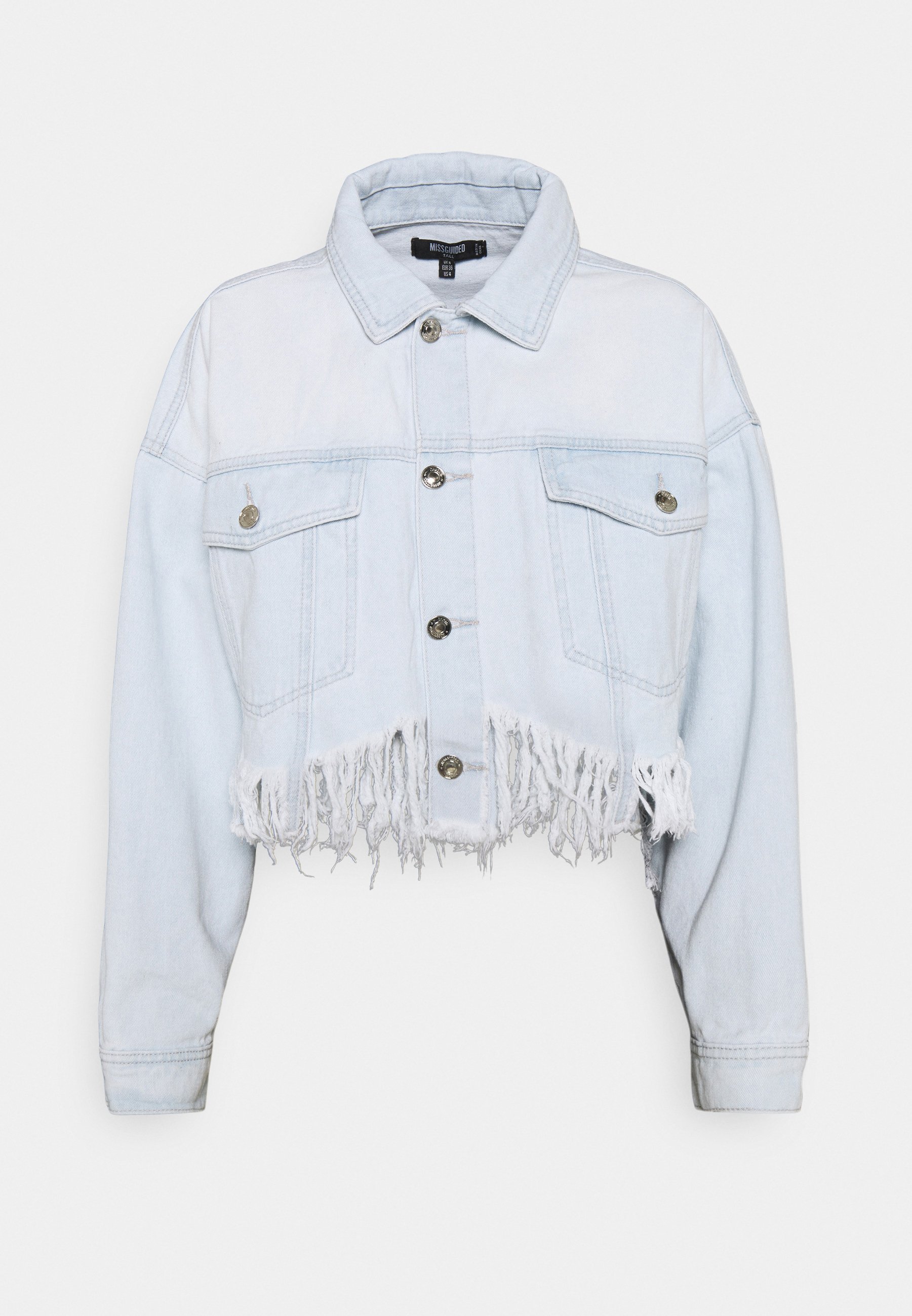 super cropped denim jacket