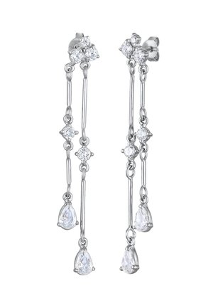 ELEGANT DAINTY SPARKLING - Earrings - silberfarben