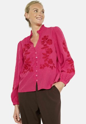 Bluza z gumbi - fuchsia
