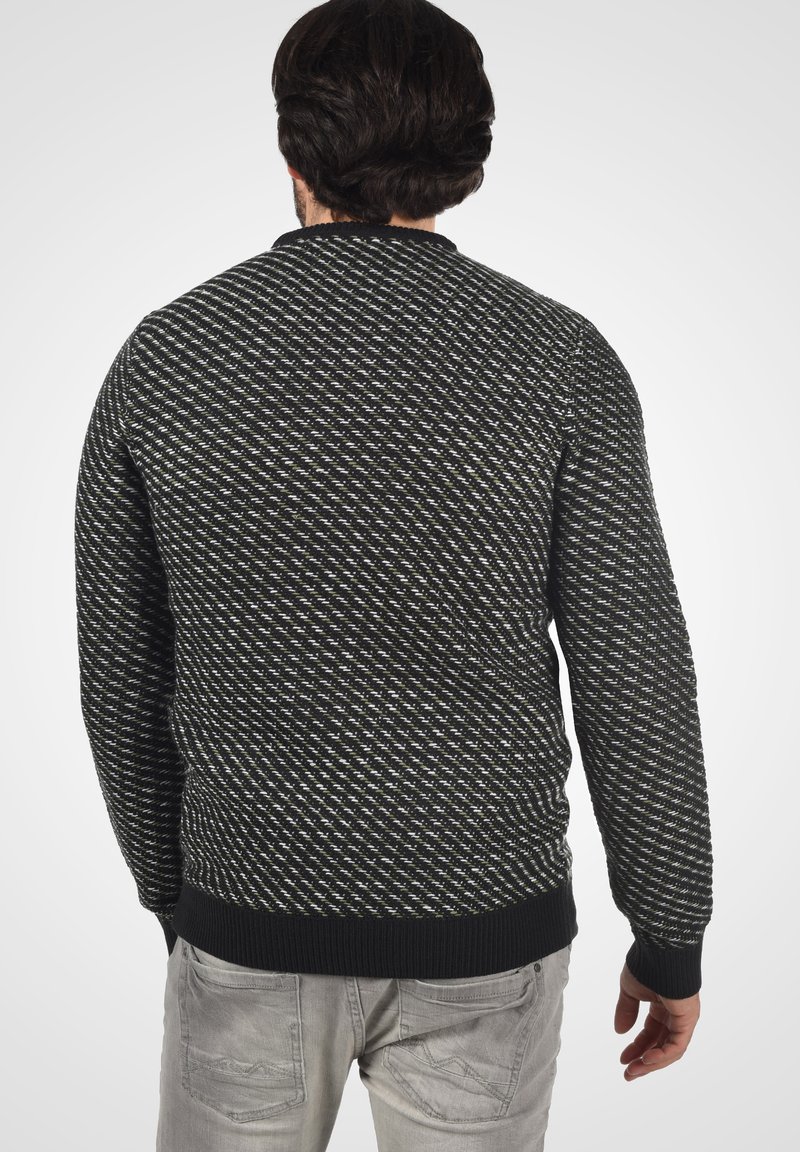 Herren Strickjacken | Blend BHCALISTO Strickpullover black/schwarz - RX84303 Herren Strickjacken | Blend BHCALISTO Strickpullover black/schwarz - RX84303