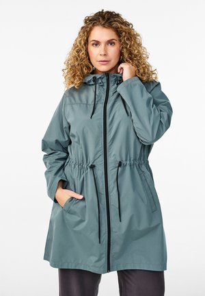 FLASH MIT KAPUZE - Regenjacke / wasserabweisende Jacke - balsam green