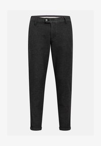 Unselected, black herringbone