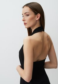 Jimmy Key DOUBLE BREASTED NECK MIDI - Cocktailkleid/festliches Kleid - black