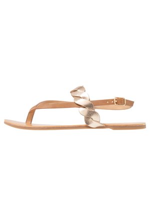 Anna Field Wide Fit Sandales tongs - cognac