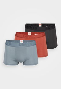 Unselected, blue/red/black