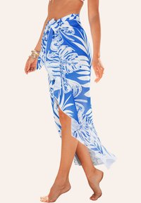 Cupshe Complementos de playa - dark blue floral