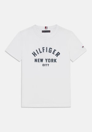 CURVED GRAPHIC TEE UNISEX - Camiseta estampada - white