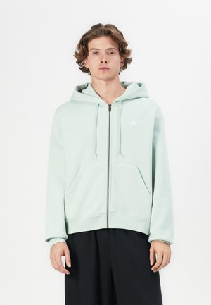 LOGO UNISEX - Zip-up sweatshirt - pistachio frost