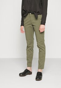 Selected Femme SLFMILEY - Chinos - ivy green
