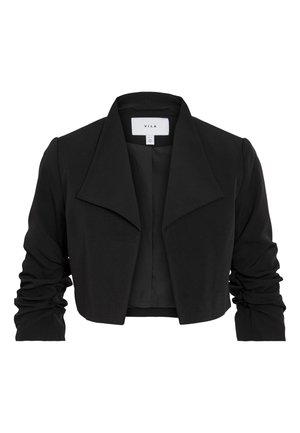 VILA VIHER CROPPED - Blazer - black