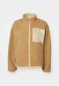 YUMIORI REVERSIBLE JACKET - Veste polaire - khaki stone/utility brown