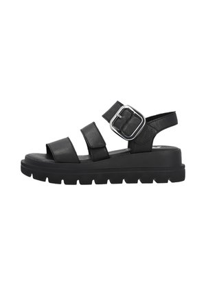 Rieker Sport Wedge sandals - noir