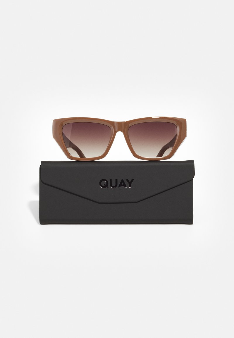 QUAY AUSTRALIA NO APOLOGIES UNISEX - Sunglasses - doe/brown 
