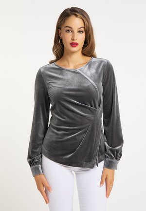 FAINA CANEVA - Bluse - grau