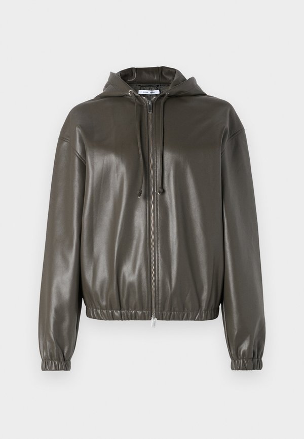 VANA ZIP HOODIE  - Leather jacket - beluga2