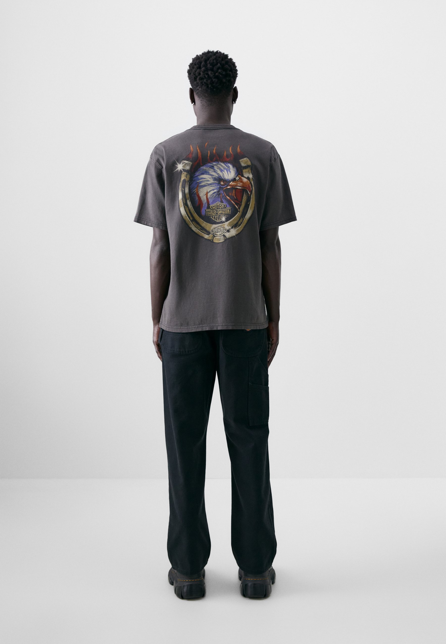 Dickies DICKIES X HARLEY DAVIDSON SS EAGLE TEE - Print T-shirt