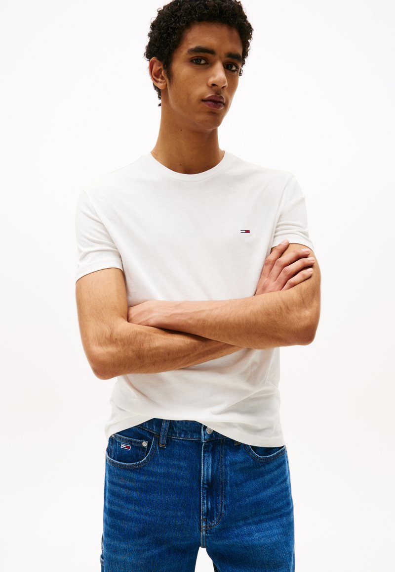 Tommy Jeans - TEE 3 PACK - T-shirts basic - ecru black black, Forstør