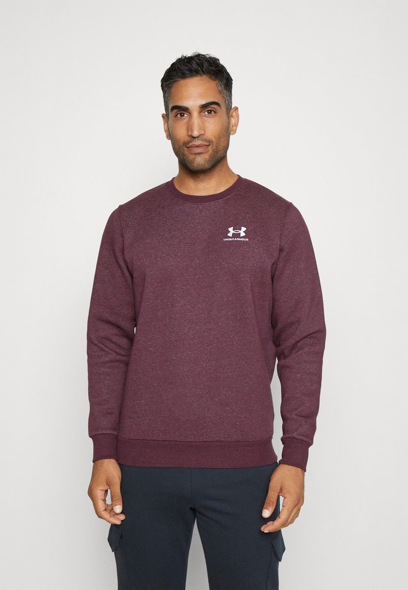 Under Armour ESSENTIAL CREW Sweater dark maroon/rood Zalando.nl