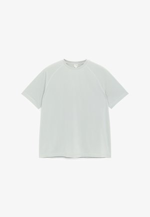 ARKET, SHORT-SLEEVE - Lihtne T-särk - light sage