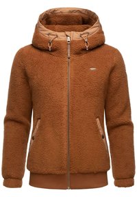 COUSY Ragwear - Fleecejacke - beige/braun