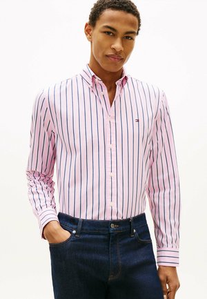 FLEX REGULAR FIT STRIPE - Chemise - classic pink   stripe