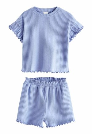 SHORT SLEEVE SET-REGULAR FIT - Šortky - blue