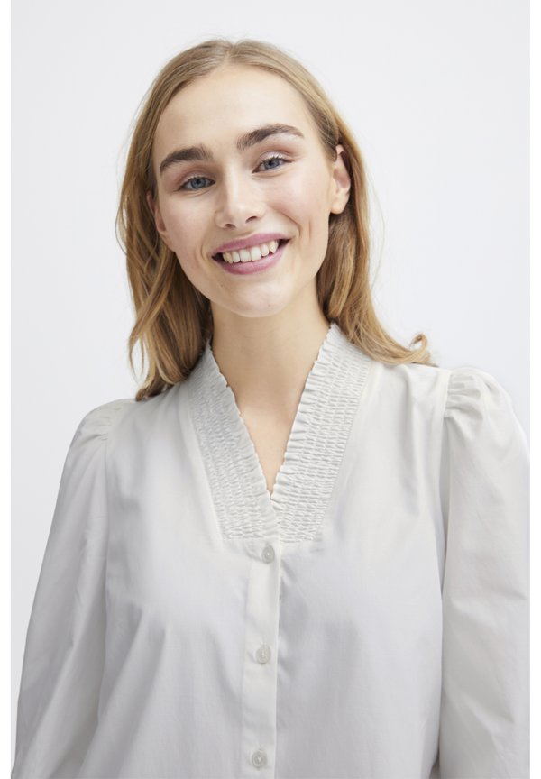 FRPOPS - Button-down blouse - blanc de blanc2