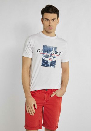 Print T-shirt - white