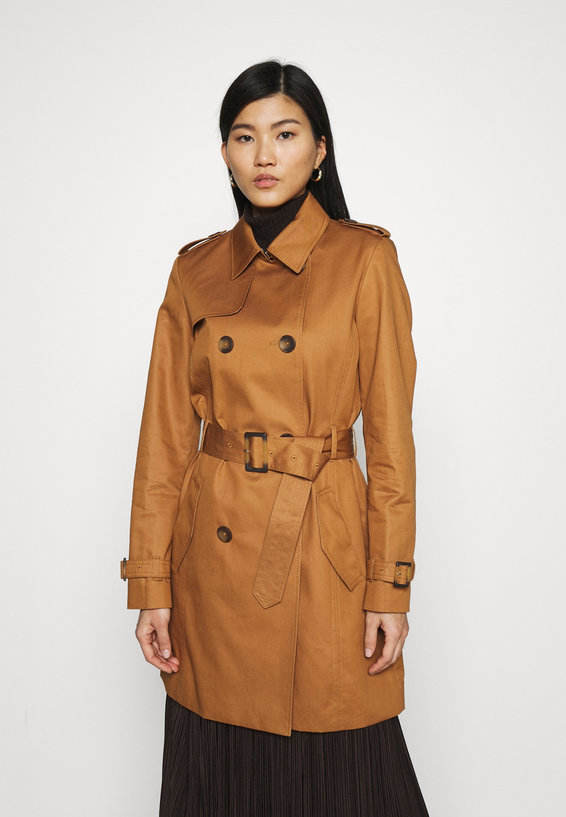 trenchcoat camel